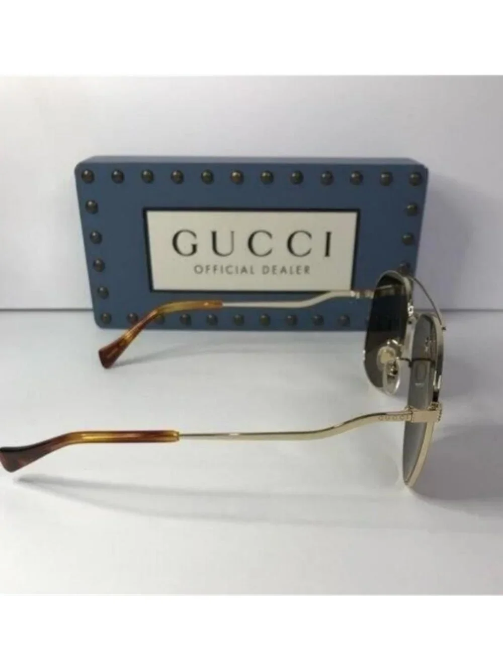 💯 - New Authentic Gucci Brown Pilot Ladies Sunglasses GG0969S 002 - Picture 10 of 12